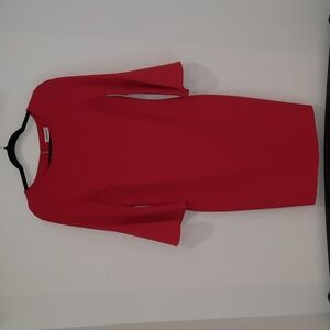 Christmas red Calvin Klein sz 6 sheath dress